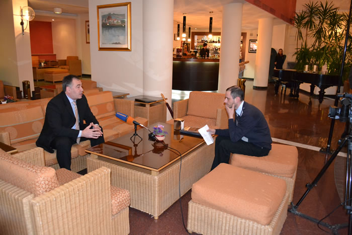 Mr. A. Kondakov, BSTDB President interviewed by Armenia TV channel