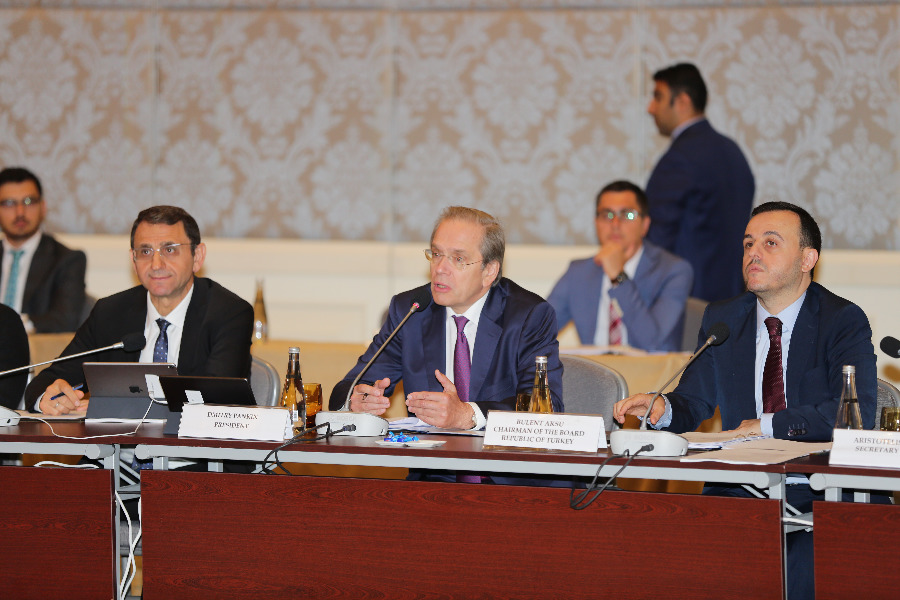 BSTDB President Dmitry Pankin addresses the Board