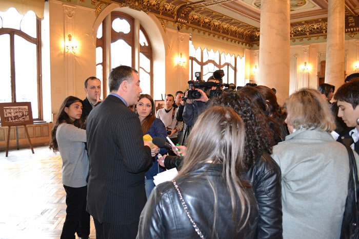 Mr. A. Kondakov, BSTDB President interviewed by Georgian media