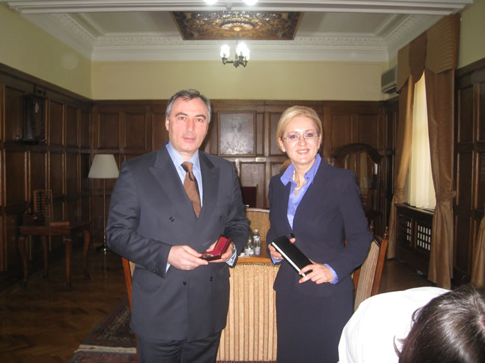 BSTDB President and Mrs. Boryana Pencheva, Deputy Minister of Finance and BSTDB Governor for the Republic of Bulgaria