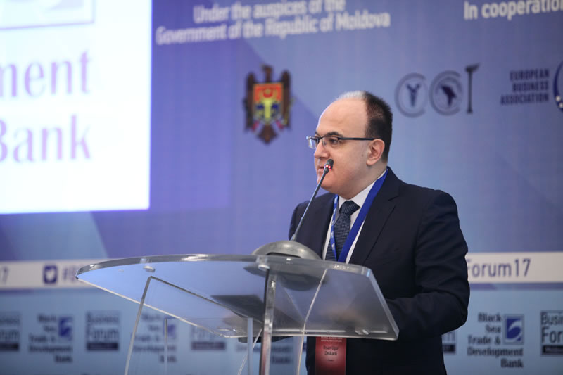 BSTDB President Delikanli opening the Forum.