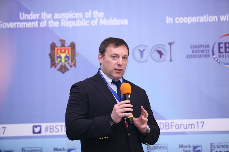 Vaja Jhashi, President of Trans-Oil Group tells a story of his company's good collaboration with BSTDB.