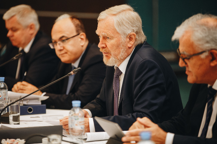 <p>Sergey Storchak chairing the Board of Governors opens the Annual Meeting</p>