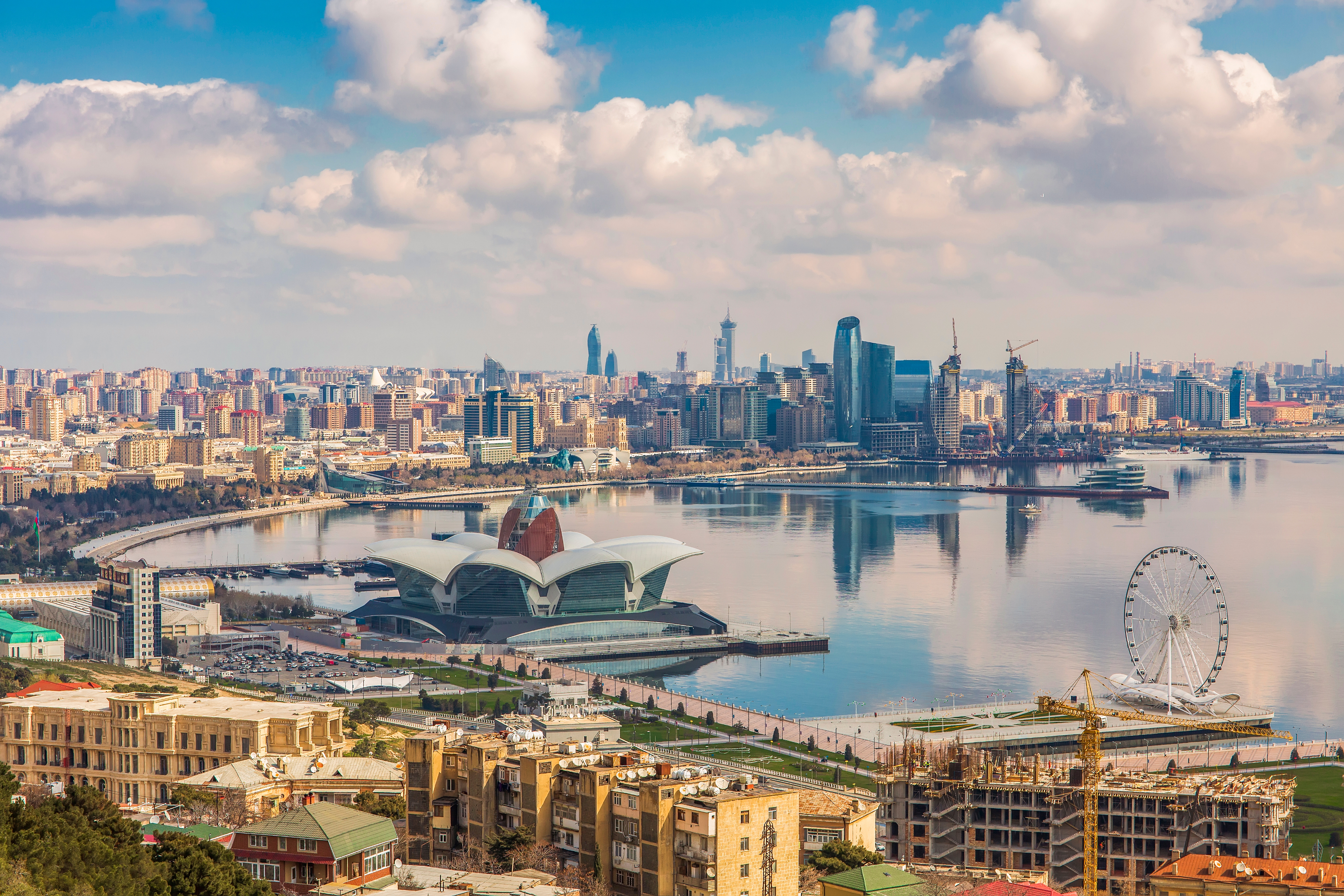 Panoramic view of Baku